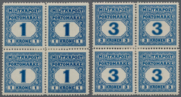 Bosnien Und Herzegowina (Österreich 1879/1918) - Portomarken: 1916 (30 Oct)-1918. POSTAGE DUE. Very - Bosnia And Herzegovina