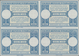 Bulgarien - Ganzsachen: 1941. International Reply Coupon 14 Lewa (London Type) In An Unused Block Of - Postcards