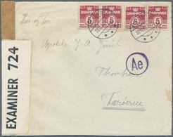 Dänemark - Färöer: 1940, Letter From "BIRKEROD 20-11-1940" (Denmark) With German Censormark "Ae" To - Färöer Inseln