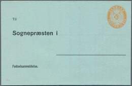 Dänemark - Ganzsachen: 1934/39 Four Unused Folding Sheets On Order Of The Health Authority, 330 M€. - Postal Stationery