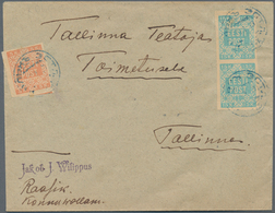 Estland: 1919 War Of Liberation, Letter From The Manor Kolgar (former Russian Cancel In Use) To Tall - Estonie