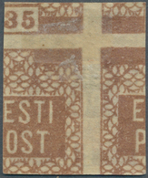 Estland: 1919, 35 (P) Brown Printed On Both Sides. - Estonia