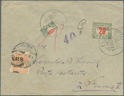 Fiume - Portomarken: 1919. Envelope Addressed To Fiume Bearing Yugoslavia (lssue For Croatia) Newspa - Fiume