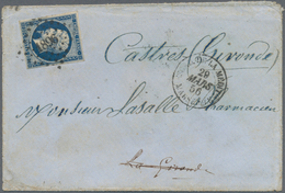Frankreich: 1856. Envelope With Full Text Written From Malta Dated '25th Mars 1856'' Addressed To Fr - Covers & Documents