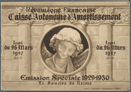 Frankreich: 1930, Smile From Reims: 8 X 1,50 Fr., Complete Booklet In Mint Luxury Condition (Maury € - Covers & Documents