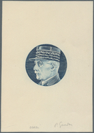 Frankreich: 1940/1942. Photo Essay "Maréchal Pétain". Circular Picture (diameter 40 Mm) On Paper (90 - Covers & Documents