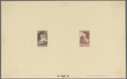 Frankreich: 1939 - 1946, Postal Museum 40 C+60 C And 2 Fr+3 Fr On A Deluxe Sheet. - Lettres & Documents