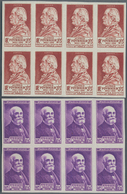 Frankreich: 1946, Jean Alfred Fournier 2+3fr. Brownish Carmine And Henri Becquerel 2+3fr. Violet (bo - Covers & Documents