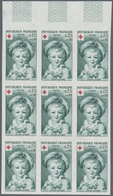 Frankreich: 1962, Red Cross Set Of Two (paintings From Jean-Honore Fragonard) In IMPERFORATE Blocks - Covers & Documents