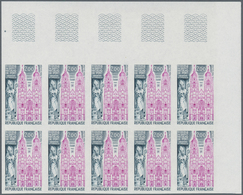 Frankreich: 1974/1975, Tourism Complete Set Of Five 0.85fr. Law Courts Rouen, 1.10fr. Lot Valley, 1. - Covers & Documents