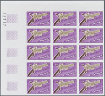Frankreich: 1976, German-French Satellite ‚Symphonie‘ 1.40fr. IMPERFORATE Block Of 15 From Upper Lef - Covers & Documents