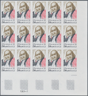 Frankreich: 1978, Prominent Persons Complete Set Of Six 1.00+0.20fr. Maria Noel, Georges Bernanos, L - Lettres & Documents