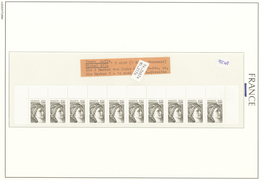 Frankreich: 1979, Postage Stamps MiNr. 2170 And 2501 Each In The Sheet Part WITH And WITHOUT Phospho - Covers & Documents