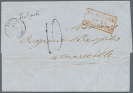 Französische Post In Der Levante: 1852. Stampless Envelope Written From Andrinople Dated '11th Dec 1 - Other & Unclassified