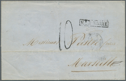 Französische Post In Der Levante: 1856. Stampless Envelope Written From Kamiesh Dated '29th March' A - Other & Unclassified