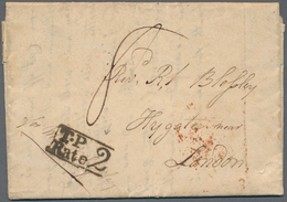 Großbritannien - Vorphilatelie: 1831, Folded Letter From "PORTSEA" (handwritten Text) With Tax Frame - ...-1840 Préphilatélie