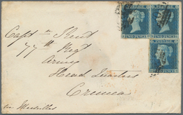 Großbritannien: 1855 CRIMEAN WAR: Cover From Wolverhampton To Crimea 'via Marseilles', Addressed To - Sonstige & Ohne Zuordnung