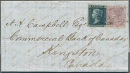 Großbritannien: 1861 Destination CANADA: Entire Letter From London To Kingston (Ontario, Canada) Bea - Andere & Zonder Classificatie