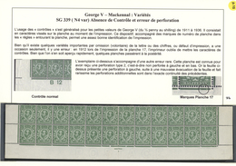 Großbritannien: 1912, ½d. Green, Bottom Marginal Block Of 20 (folded/slightly Separated In Centre), - Sonstige & Ohne Zuordnung