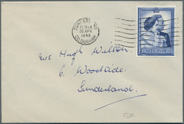Großbritannien: 1948, Silver-wedding 1 £ On First Day Cover Used Locally "SUNDERLAND 26 APR 1948", M - Autres & Non Classés