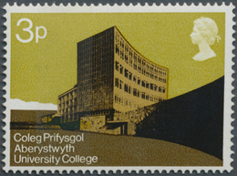 Großbritannien: 1971, 3 P. University College Showing Variety "Lemon Omitted", Unmounted Mint, Norma - Autres & Non Classés