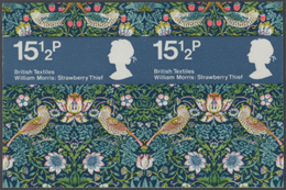 Großbritannien: 1982, 15 1/2 P. British Textiles ("Strawberry Thief" - William Morris), Imperforated - Autres & Non Classés