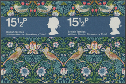 Großbritannien: 1982, 15 1/2 P. British Textiles ("Strawberry Thief" - William Morris), Imperforated - Sonstige & Ohne Zuordnung