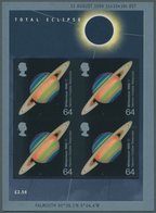 Großbritannien: 1999, 64 P. Saturn, Miniature Sheet With 4 Values, IMPERFORATED, Unmounted Mint. Rar - Autres & Non Classés