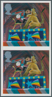 Großbritannien: 2002, 1st Circus (Lion Tamer), Imperforated Horizontal Pair, Unmounted Mint. SG 3.20 - Autres & Non Classés