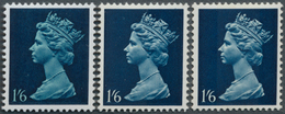 Großbritannien - Machin: 1969, 1 Sh. 6 D. Phophor Coated Paper Showing Variety "Prussian Blue Omittt - Série 'Machin'