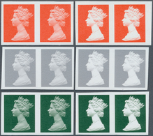 Großbritannien - Machin: 1997, Imperforate Proof In Issued Design Without Value On Gummed Paper, Six - Machins