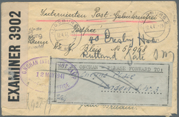 Großbritannien - Isle Of Man: 1941. Stamp-less Envelope Written From Augsburg, Germany Dated '12th A - Man (Ile De)