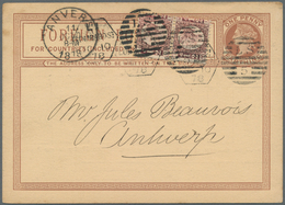 Großbritannien - Ganzsachen: 1878, 1 1/4 D QV Postal Stationery Card With Private Imprint "General S - 1840 Enveloppes Mulready