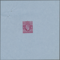 Großbritannien - Ganzsachen: 1943, DIE PROOF Of The 6d KGVI Air Letter Stamp In The Issued Color Of - 1840 Mulready-Umschläge