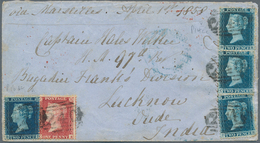 Großbritannien - Besonderheiten: 1858 Cover To India, Sent From Upper Deal, Great Britain To Lucknow - Andere & Zonder Classificatie