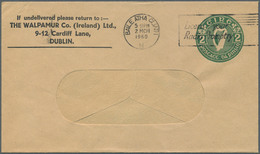 Irland - Ganzsachen: The Walpamur Co. (Ireland) Ldt., Dublin: 1960, 2d. Green Window Envelope Withou - Postwaardestukken