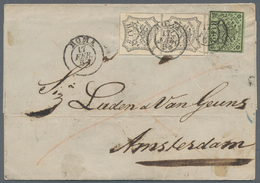 Italien - Altitalienische Staaten: Kirchenstaat: 1853, 17. February, 8 Baj Pair And 2 Baj. Single, T - Papal States