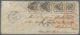 Italien - Altitalienische Staaten: Kirchenstaat: 1860, 8 Baj, Two Pairs, Prepaying The Single Letter - Kerkelijke Staten