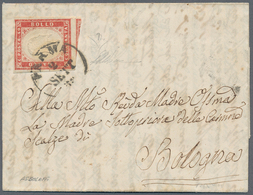 Italien - Altitalienische Staaten: Parma: 1859: SECOND Period Of The Usage Of Sardinian Stamps In Pa - Parme