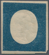 Italien - Altitalienische Staaten: Sardinien: 1854, 20 C. Indigo, Not Issued Stamp (color) In The De - Sardinië