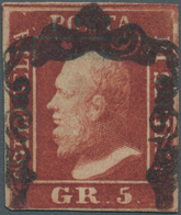 Italien - Altitalienische Staaten: Sizilien: 1859, 5gr. Reddish Brown, Fresh Colour, Neatly Cancelle - Sicile