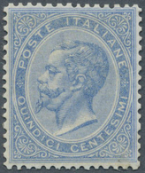 Italien: 1863, 15c. Dull Blue, Mint Regummed, Fine And Fresh, Michel Catalogue Value 2.400,- Euro - Mint/hinged