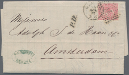 Italien: 1863 Issue, 40c Carmine (with The Usual Slightly Uneven Perforations) Tied By "13" Numeral - Mint/hinged