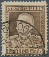 Italien: 1929, 1.75l. Brown, Perf. 13½, Fresh Colour, Well Perforated, Neatly Oblit. By BOLOGNA C.d. - Neufs