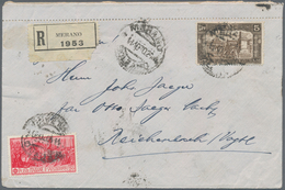 Italien: 1930, Two Covers With Different Frankings, Traces Of Carriage. - Neufs