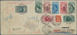 Italien: 1932; Luftschiff "Graf Zeppelin", 3. SÜDAMERIKAFAHRT, Highly Franked Envelope From MILANO 1 - Ungebraucht