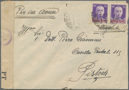 Italienische Besetzung 1941/43 - Montenegro: 1942, Field Post Letter Endoresed "Per Via Aera", Writt - Montenegro