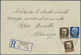 Italienische Besetzung 1941/43 - Montenegro: 1942. Registered Letter Addressed To Italian Run Concen - Montenegro