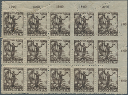 Jugoslawien: 1919 (15 Jan). “Allegory” Definitives (“Sailor With Standard”). 20(f) Brown, Perf L11½, - Unused Stamps