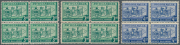 Jugoslawien: 1937. Balkan Entente. 3 D Emerald, Perf L 10 3/4 & Perf L 12 1/2 And 4d Bright Blue, Al - Neufs